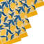 Lemon Tree Cotton Square Beaded Napkins