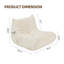 Fauteuil à billes sans installation Grand fauteuil à billes pour adultes Fauteuil à billes en mousse pour la maison-1865750428