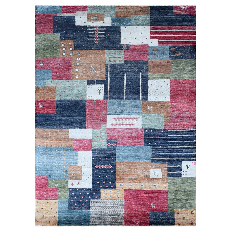 Abstract Area Rug, Rectangle 6' x 9'