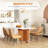 Torpoint Extendable Oak Dining Table-714627554-714627555