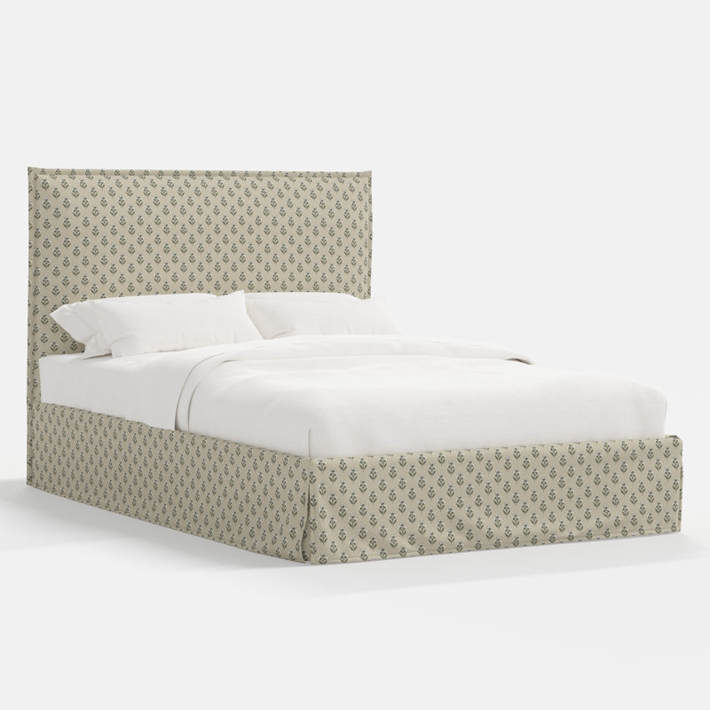 Stoffer Home x Cloth and Co. Maura Bed, Francie Sage, California King