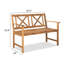Solid Wood Acacia Outdoor Bench