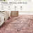 Machine Washable Carlita Oriental Pink Area Rug-1595626348