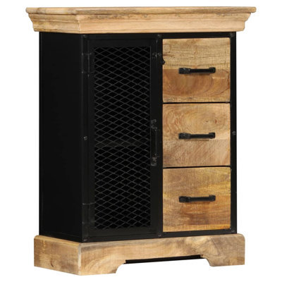 Sideboard 23.6" x 11.8" x 29.5" Solid Mango Wood