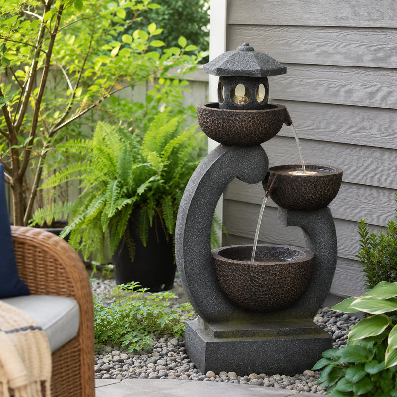 Wisley Handcrafted Weather Resistant Floor Fountain