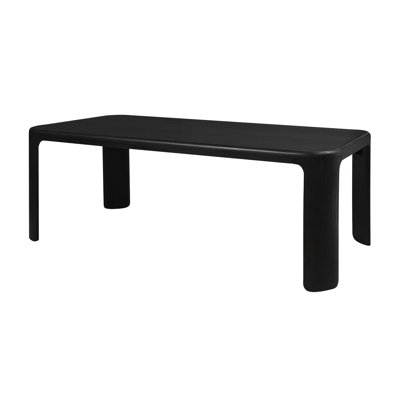 Waynesville Guillerme 84"W Modern Solid Wood Dining Table