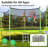 Sapphome Round Backyard Trampoline with Safety Enclosure-92906143