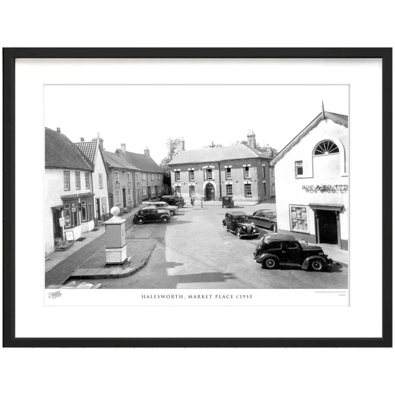 Halesworth, Market Place C1955 by Francis Frith - Single Picture Frame Print, 45cm H x 60cm W x 2.3cm D