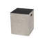 Table d'appoint moderne en céramique pour porte-réservoir en béton léger de 20,37 po de hauteur