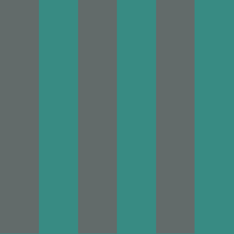 Glastonbury Striped Wallpaper Roll, Teal/Charcoal