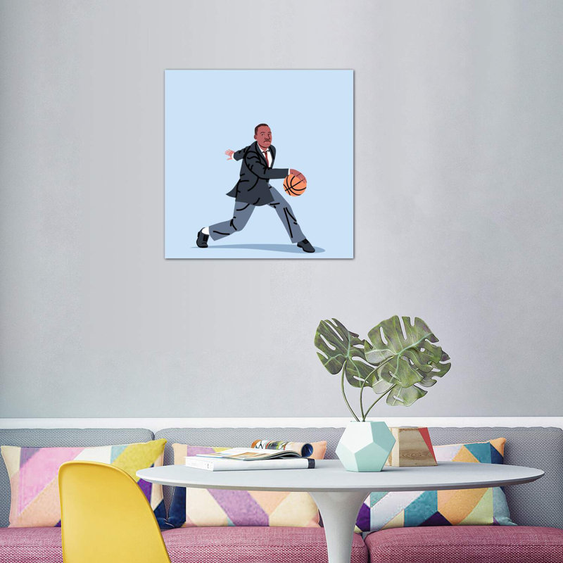 «Balling Martin» par Elad Shagrir - impression, H 37 po x l 37 po x P 1,5 po, Toile tendue