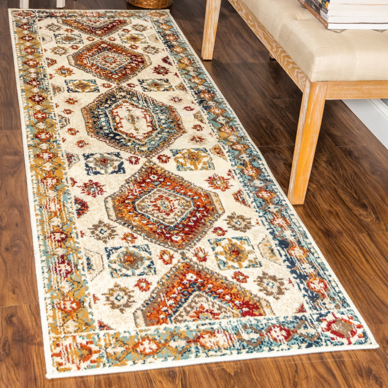 Tapis Davrios Taimak Aztec, Tapis de couloir 2 pi 7 po x 8 pi