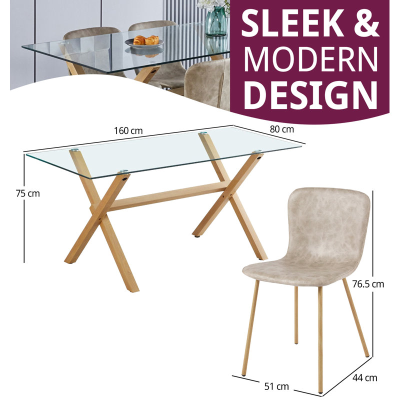 Mose 4 - Person Dining Set