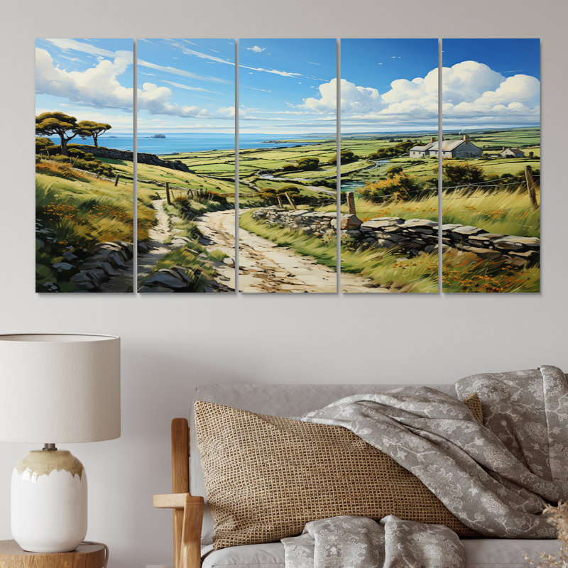Ireland Emerald Isle This V - Ireland Canvas Print - 5 Equal Panels
