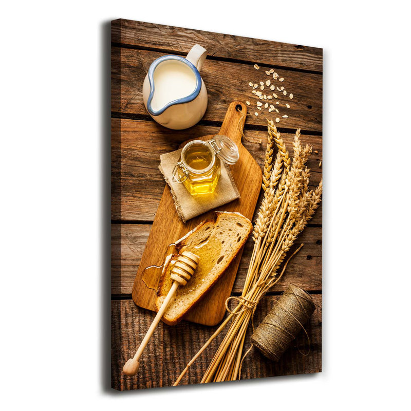 Breakfast - Wrapped Canvas Print