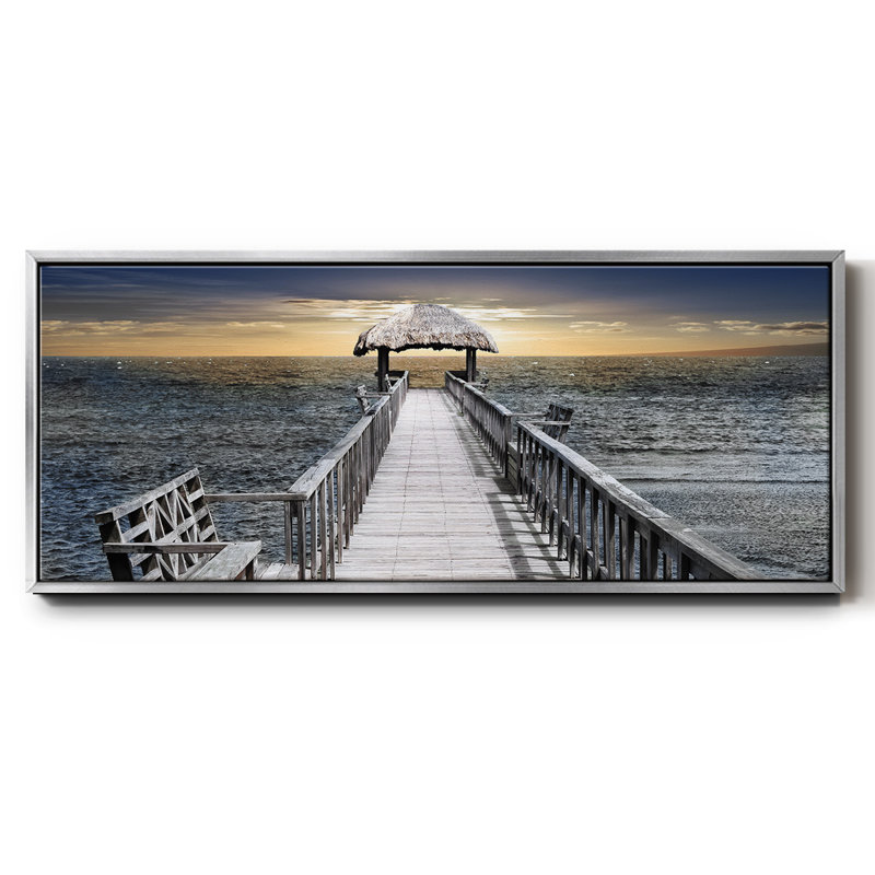 Honduras Pier- Framed Canvas