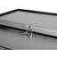 Verre givré commercial de 25 po en acier noir, homologué ETL, 5 pieds cubes pi (km-gf25-bk)-101225988