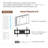 Universal Wooden Tv Stand With Black Tempered Glass And 3 - Tier Shelves, 30 Rotating System, Height Adjustable For 32" 65" Tvs, Multi Functional Power Outlets Storage Wire Management-861363460