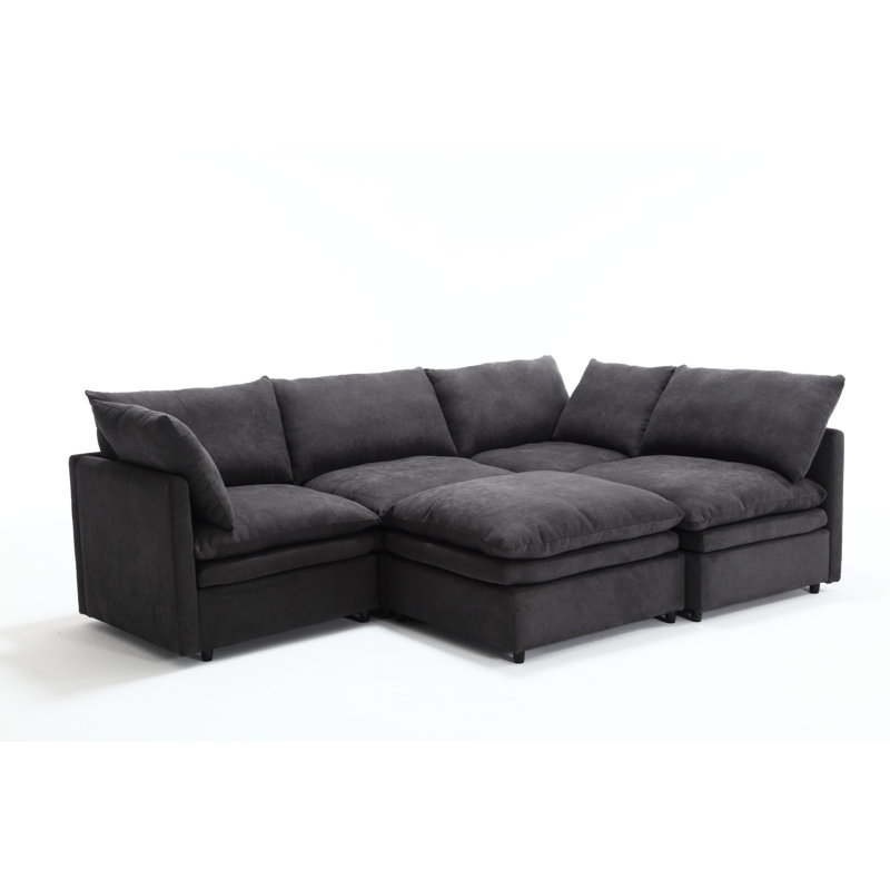 Dark Gray 5 U-Shaped With Removable Frame, 5,