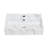 Claire 22" Rectangle Wall-Mount Bathroom Sink in White Marble-117025077