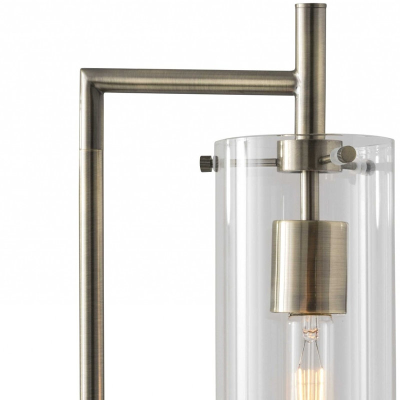 Lampe de bureau 24 po grise