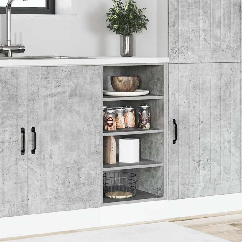 Bottom Cabinet Riga, Concrete Grey