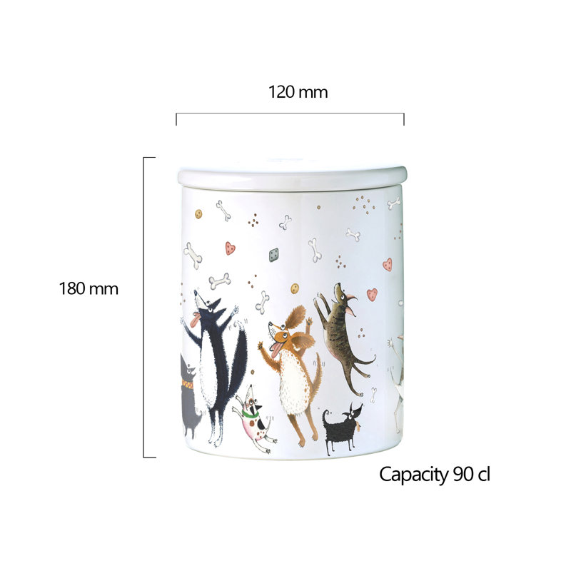 From Wags to Whiskers Dog Treat Jar