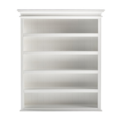 Halifax Menomonie 62.99" H x 53.94" W Solid Wood Standard Bookcase