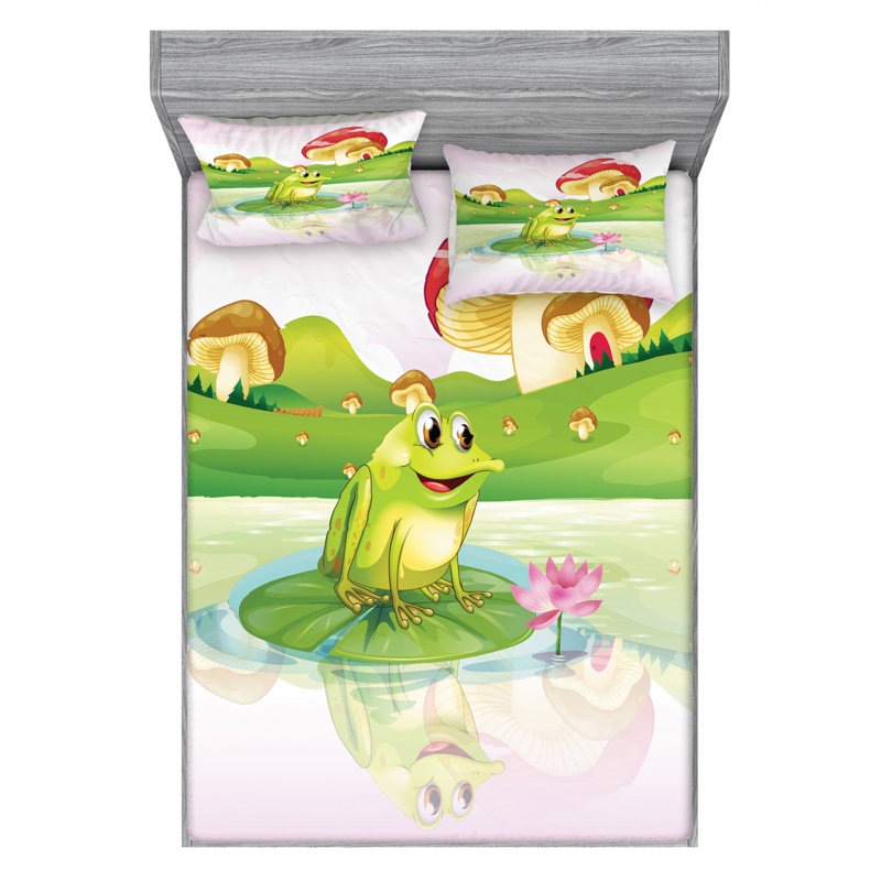 Microfiber Sheet Set, Queen Sheet Set with Fitted Sheet
