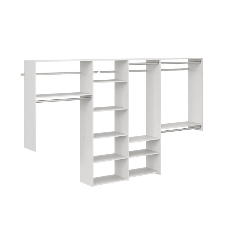 Système de placard grille l 72 po - l 120 po, Blanc