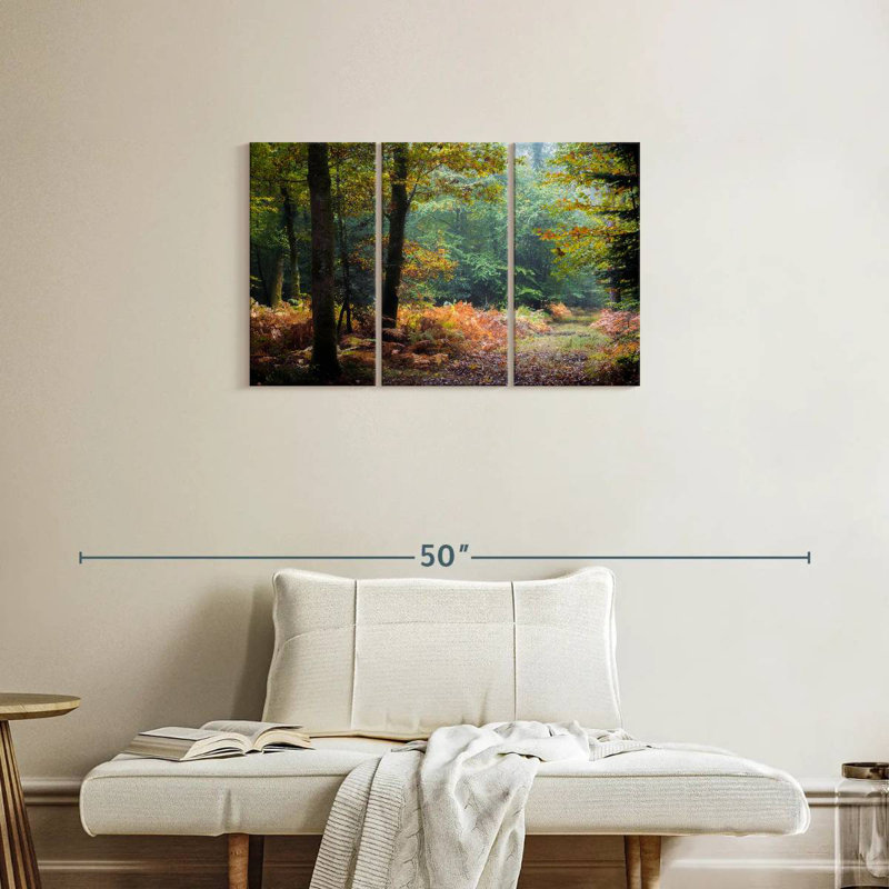 Harnek Autumn Forest Leaves, 20" H x 33" W