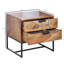 Adlean 50cm W Iron Bedside Table