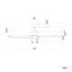 Atlantis 52'' 3 Blade Ceiling Fan with LED Light Kit