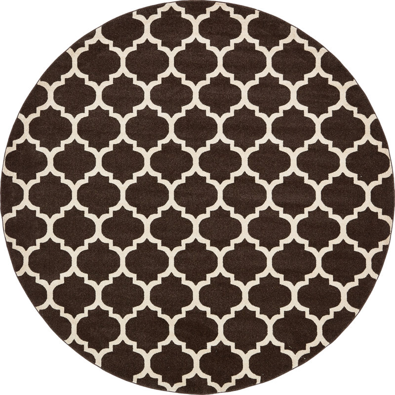 Molly Geometric Indoor Rug, Round 10'