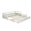 Modern Solid Wood Daybed With Trundle-1096811810