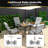 Ovitt Square 6 - Piece 4 - Person 86Cm L Table Set