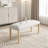 Upholstered Tufted Modern Bench