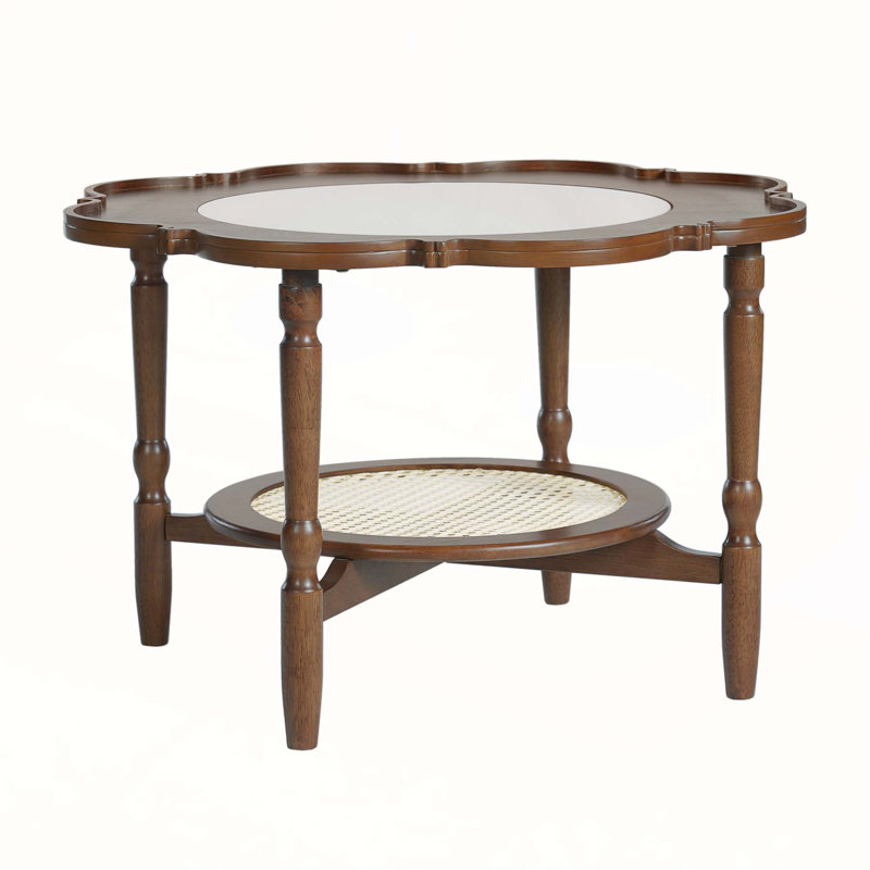 Mid-Century Style Petal Shape Coffee Table - Thumbnail 2