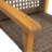  Wood and Wicker Dining Chair (Set Of 2)-838217214