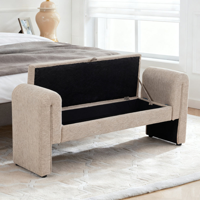Banc de rangement de 60 pouces, Gruau