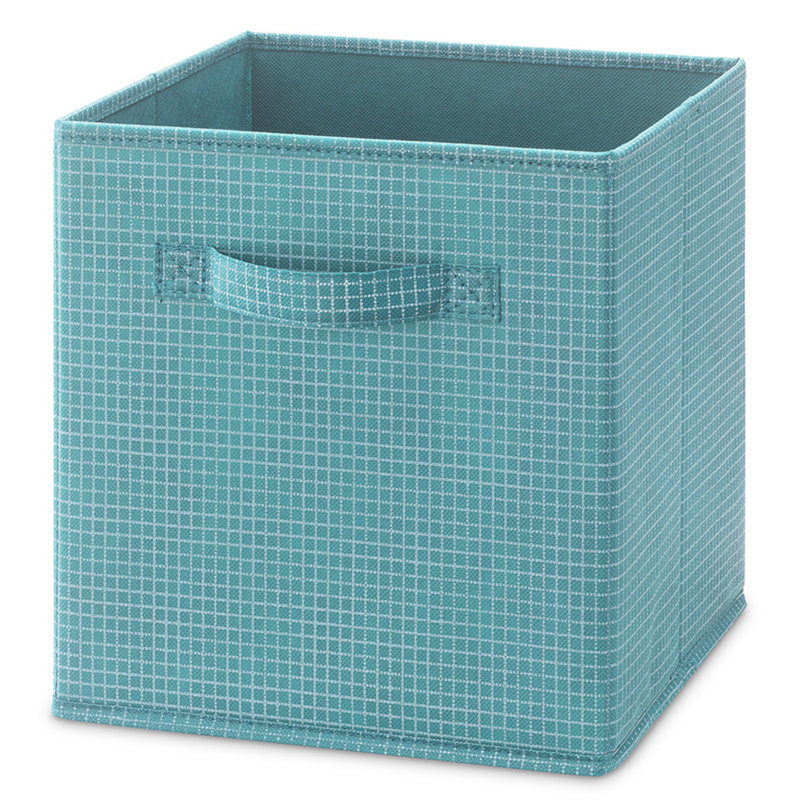 Whitmor Clip & Cube™ Fabric Bin, Teal