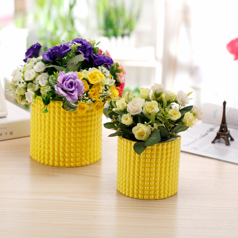 Pot Planter, Yellow