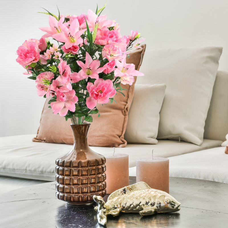 Buissons de fleurs artificielles, Rose