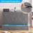 Queen Murphy Bed Cabinet With Charging Station, 1200lbs Capacity, Extra Storage & Usb Ports( Mattress Included)-409709941