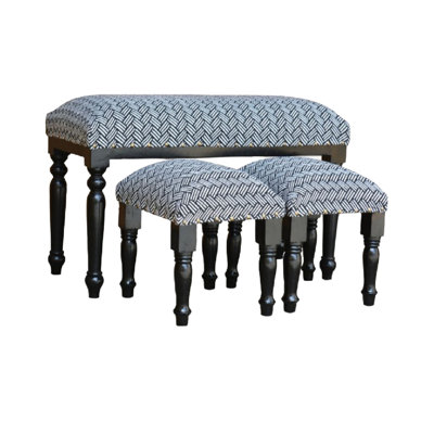 Aavni Polyester Blend Upholstered Bench