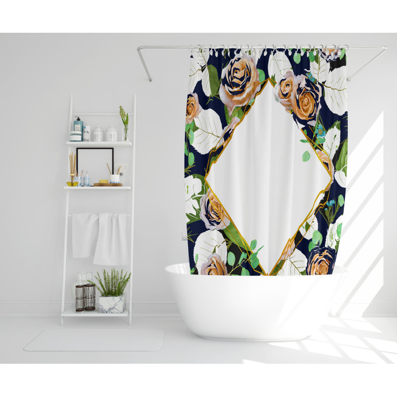 Dahlgreen Polyester Shower Curtain, 168cm H x 168cm W