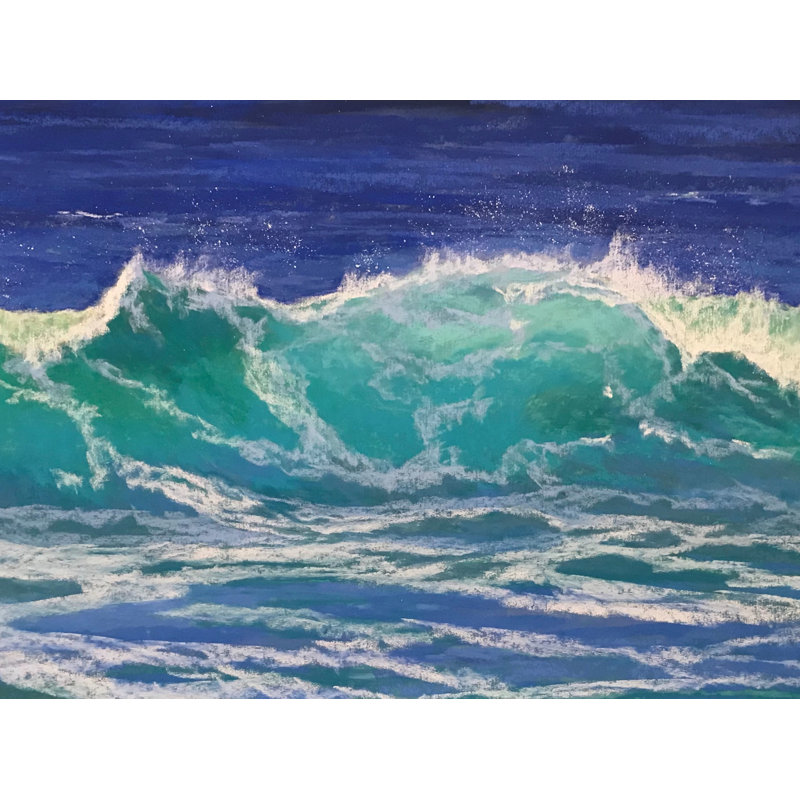 The Sea Will Rise Before Me Print by Dina Gardner, 17.25" H x 21.25" W x 0.875" D