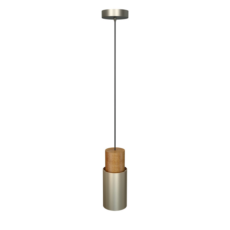 Mariano 1 - Light Cylinder Pendant, Brass