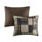 3 Piece Reversible Printed Quilt Set Black/Brown King/Cal King