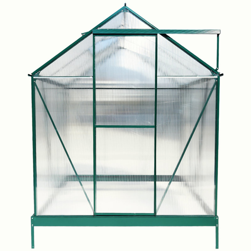 Greenhouse, 96.8" H x 75.2" W x 75.2" D, Green